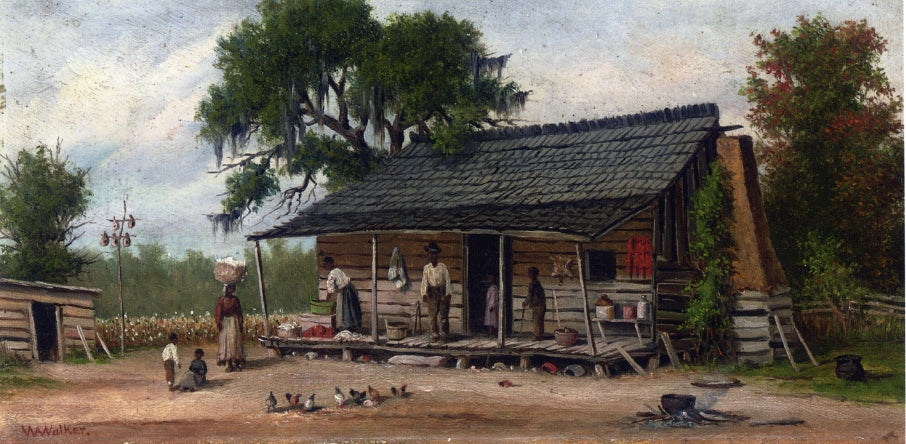 Deep South Living, vintage artwork by William Aiken Walker, 12x8" (A4) Poster