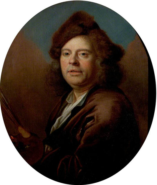 Jan Siberechts, vintage artwork by Nicolas de Largillière, 12x8" (A4) Poster