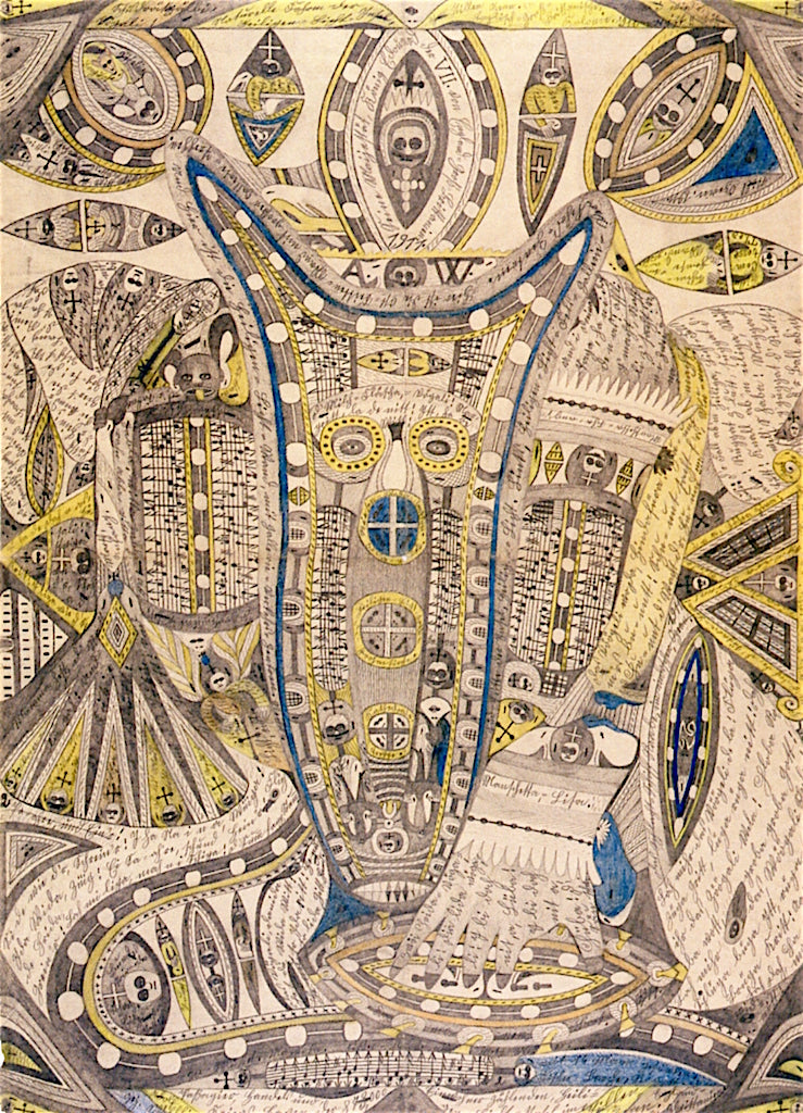 cific Ocean, an English-Great British Colony by Adolf Wolfli,A3(16x12")Poster