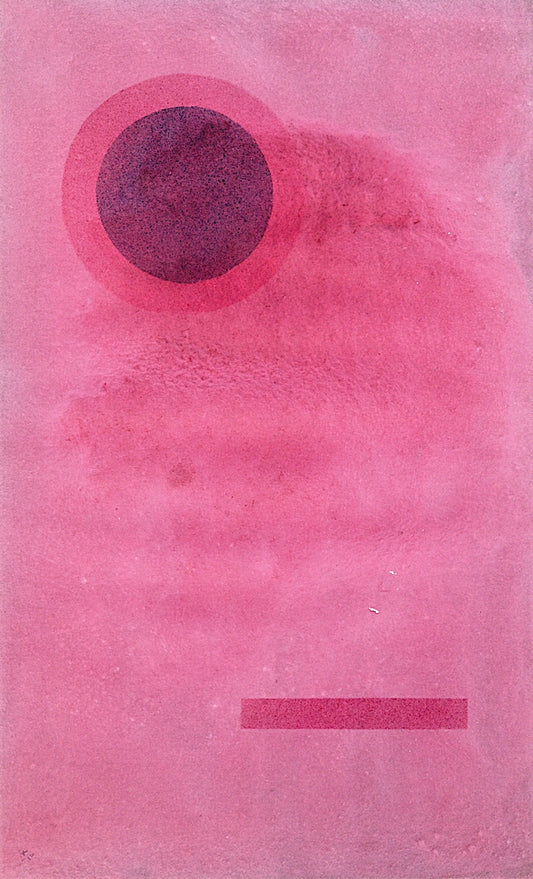 Circle and Rectangle by Wassily Kandinsky,A3(16x12")Poster