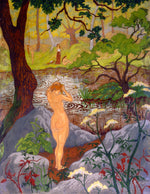 Nude Fixing Her Hair by a Pond by Paul Ranson,A3(16x12")Poster