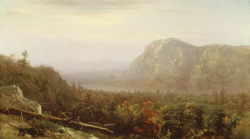 Storm King on the Hudson, vintage artwork by Homer Dodge Martin, 12x8" (A4) Poster