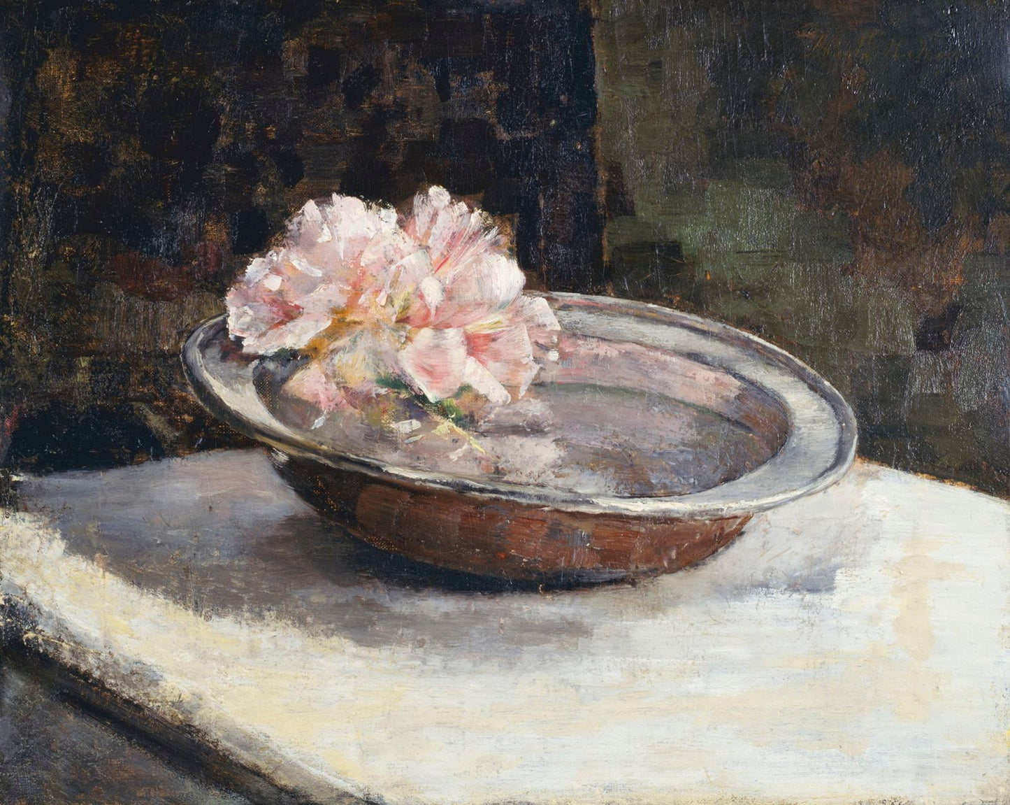 Still Life with Rhododendron, vintage artwork by Abbott Handerson Thayer, 12x8" (A4) Poster