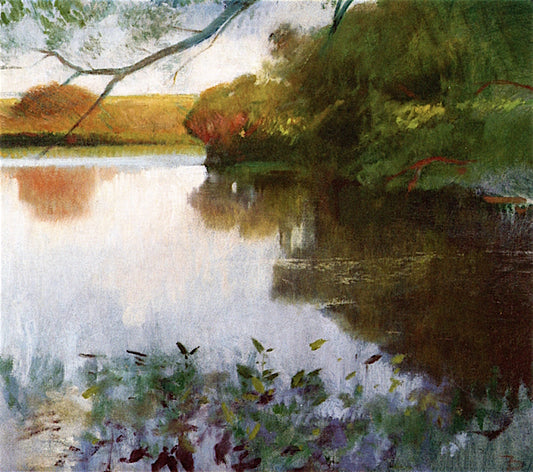 Spring Day, vintage artwork by Frank Duveneck, 12x8" (A4) Poster