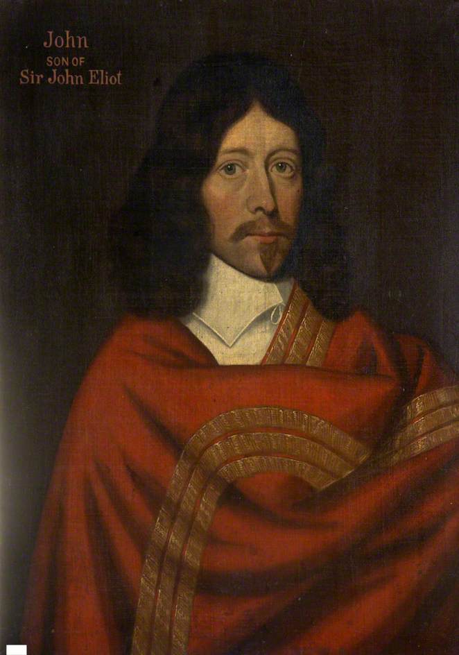 John Eliot (1612-1685), vintage artwork by David Beck, 12x8" (A4) Poster
