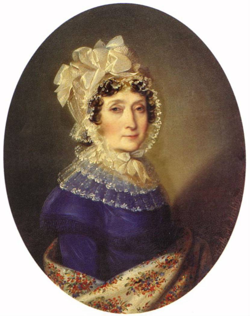 Countess Ferencne Szechenyi, vintage artwork by Johann Nepomuk Ender, A3 (16x12") Poster Print