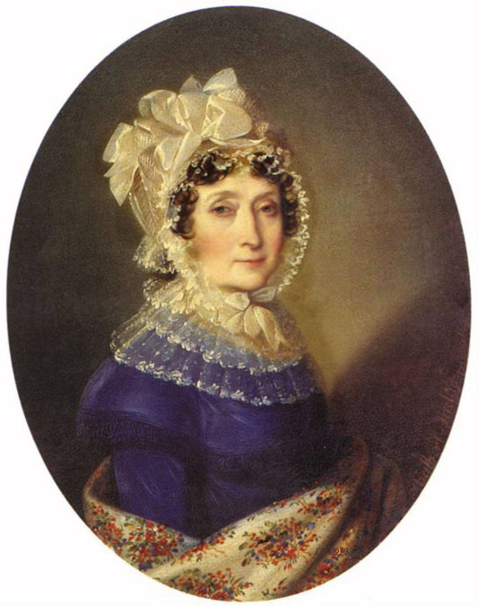 Countess Ferencne Szechenyi, vintage artwork by Johann Nepomuk Ender, A3 (16x12") Poster Print