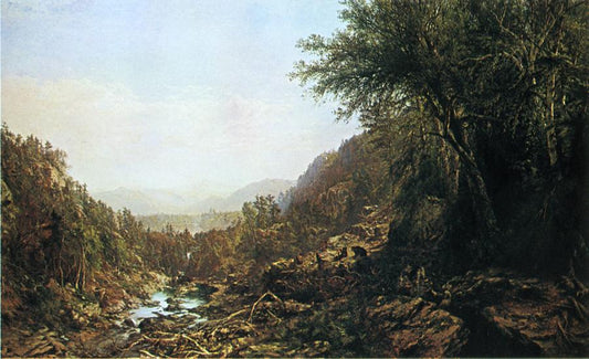 The Adirondacks, vintage artwork by James McDougal Hart, 12x8" (A4) Poster