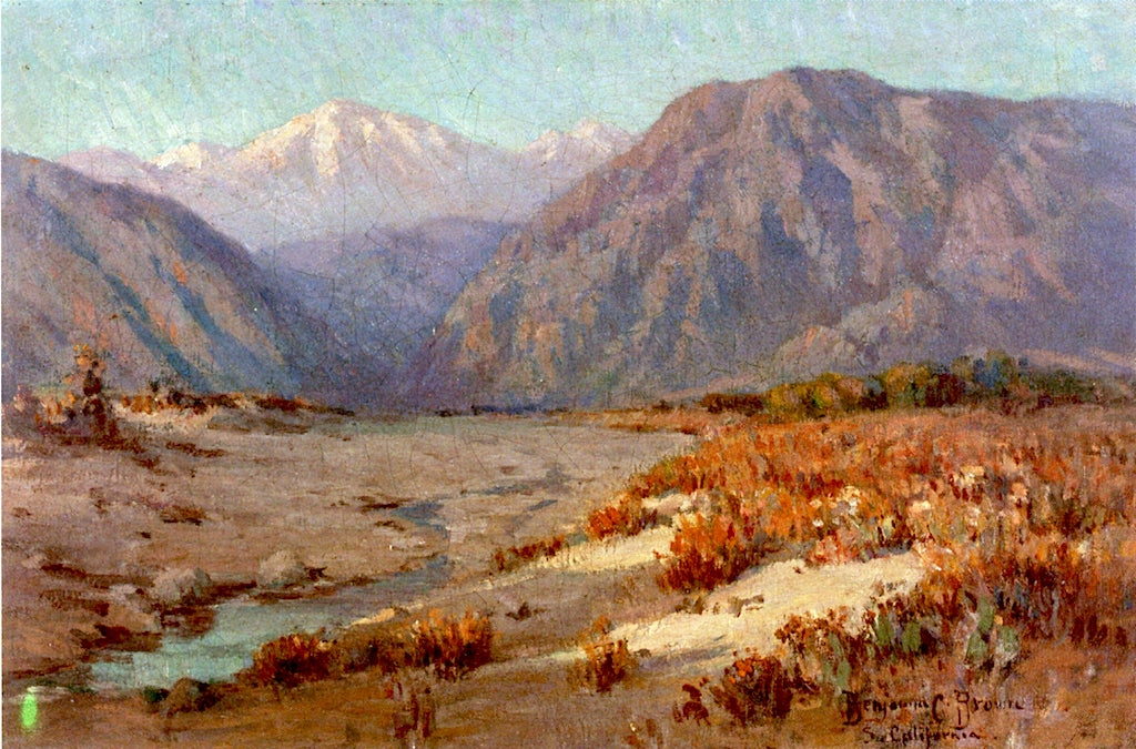 Old Baldy and San Gabriel by Benjamin Chambers Brown,A3(16x12")Poster