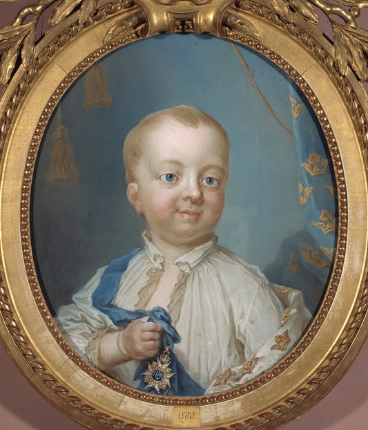 Gustaf IV Adolf, King of Sweden, vintage artwork by Gustaf Lundberg, 12x8" (A4) Poster