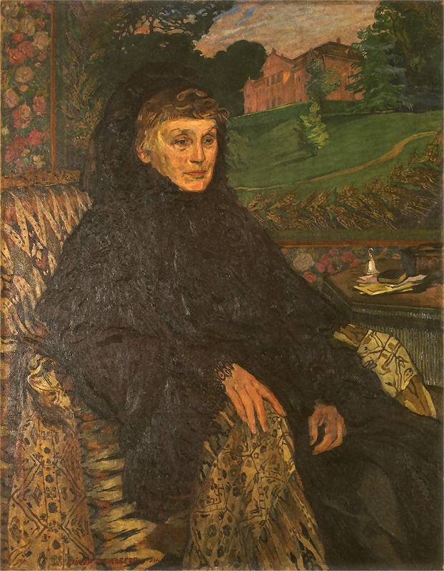 Portrait of Maria Puslowska by Jozef Mehoffer,A3(16x12")Poster