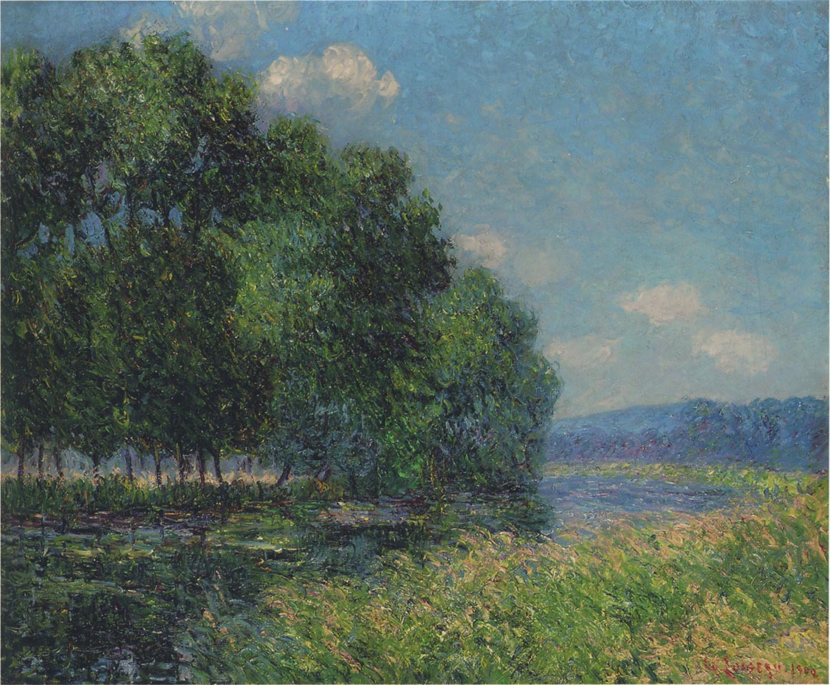 By the Eure in Summer by Gustave Loiseau,A3(16x12")Poster