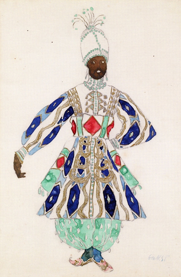 Design from "Aladin out la Lampe Merveilleuse" by Leon Bakst,A3(16x12")Poster