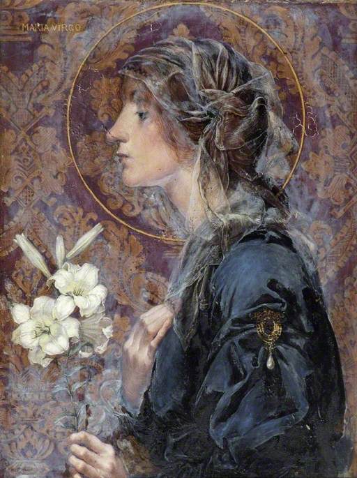 Maria Virgo by May Louise Greville Cooksey,16x12(A3) Poster
