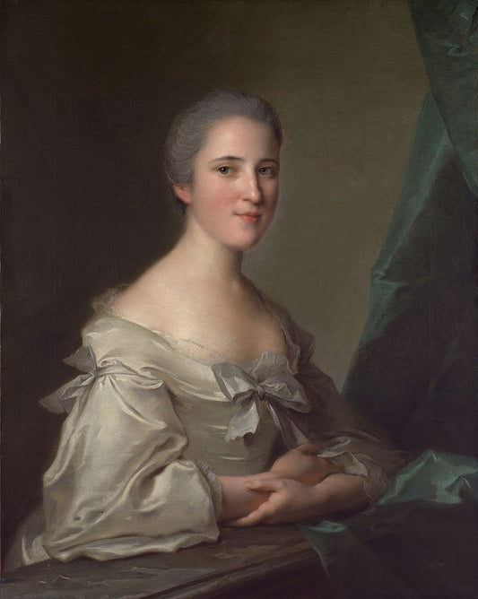 Elizabeth, Countess of Warwick, vintage artwork by Jean-Marc Nattier, 12x8" (A4) Poster