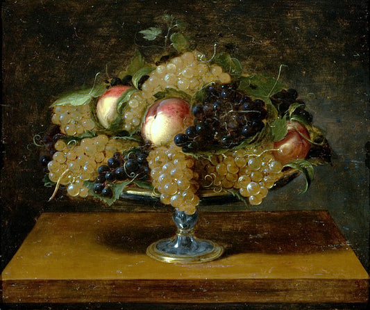Still life, vintage artwork by Panfilo Nuvolone, 12x8" (A4) Poster
