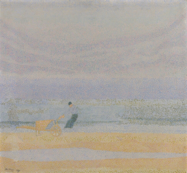 Shell Gatherer on the Beach by Jan Toorop,A3(16x12")Poster