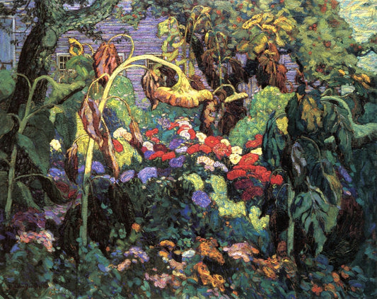 The Tangled Garden, vintage artwork by James Edward Hervey MacDonald, 12x8" (A4) Poster