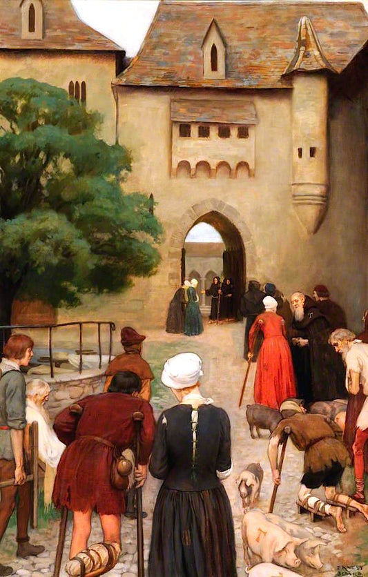Abbaye of Saint Antoine, Sologne, France by Ernest Board,16x12(A3) Poster