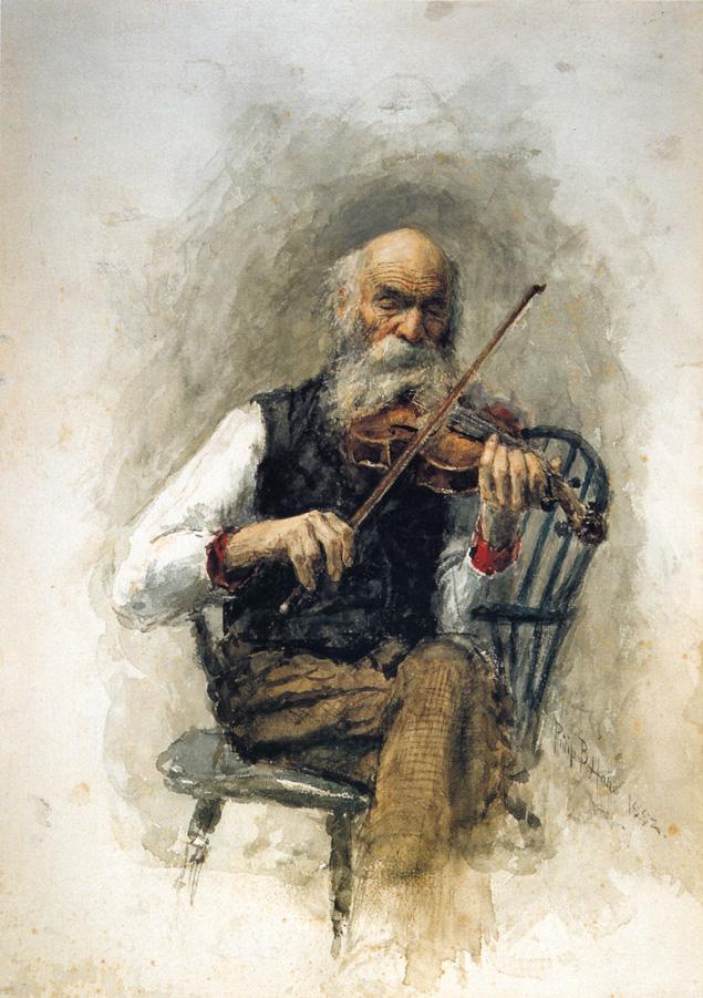 Old Recollections by Philip B. Hahs,A3(16x12")Poster