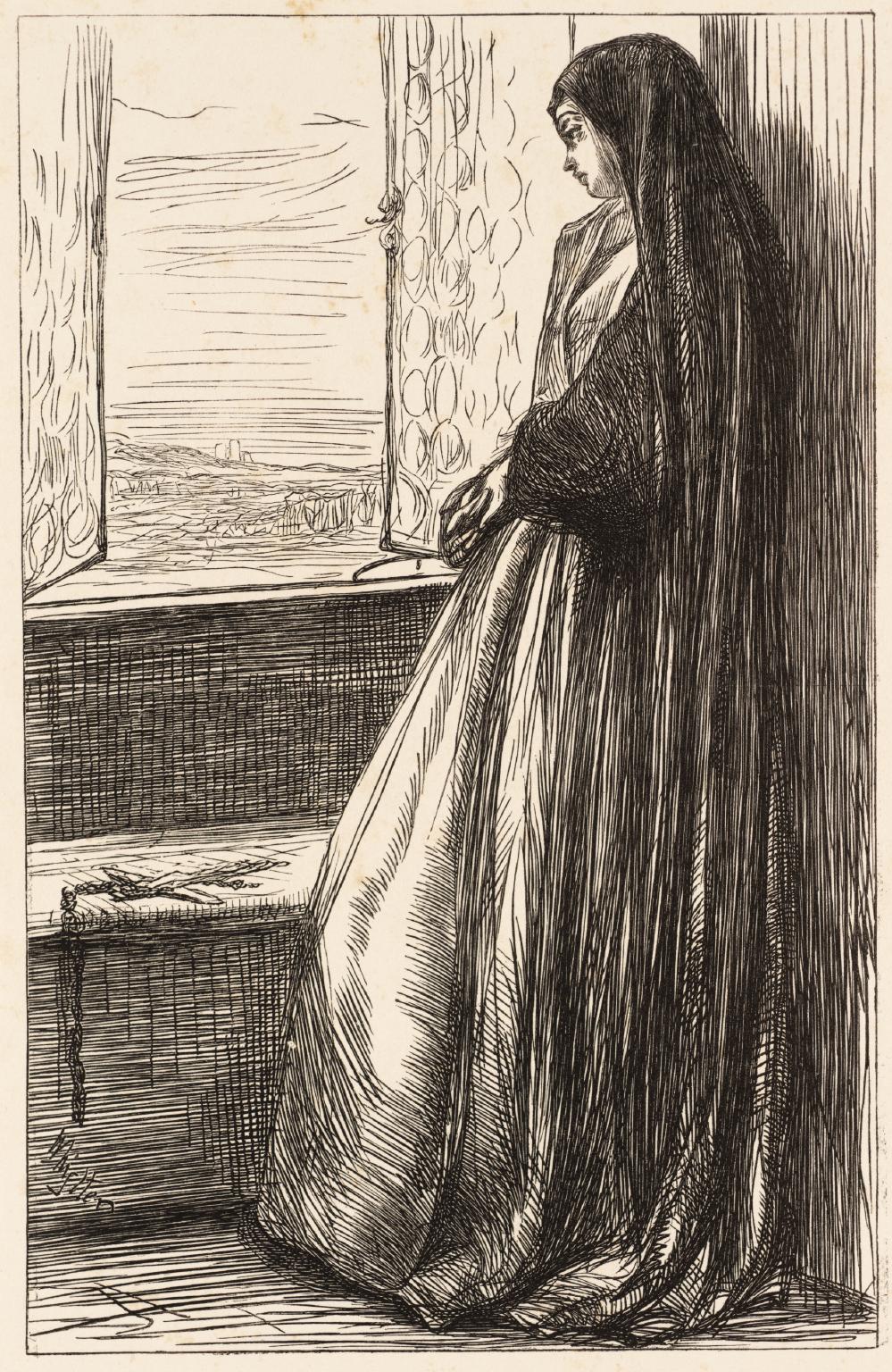 Count Burckhardt, vintage artwork by James Abbott McNeill Whistler, 12x8" (A4) Poster