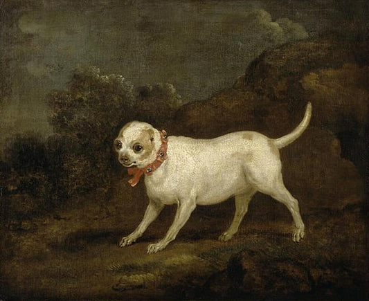 Carlin in the Countryside, vintage artwork by Jean-Baptiste Oudry, 12x8" (A4) Poster
