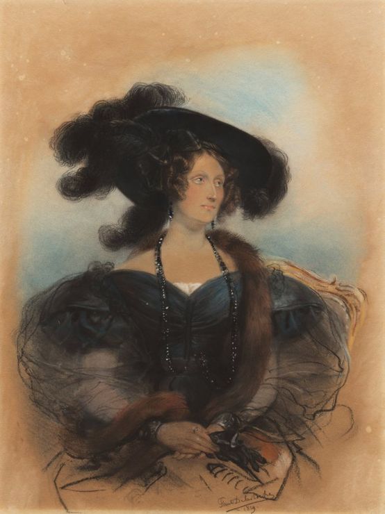 Jane Jarvis, vintage artwork by Paul Delaroche, A3 (16x12") Poster Print