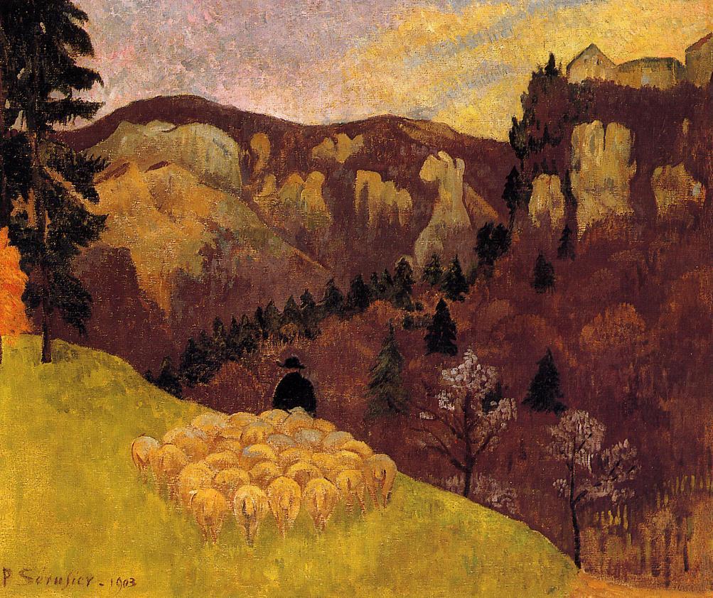 The Flock in the Black Forest by Paul Serusier,A3(16x12")Poster