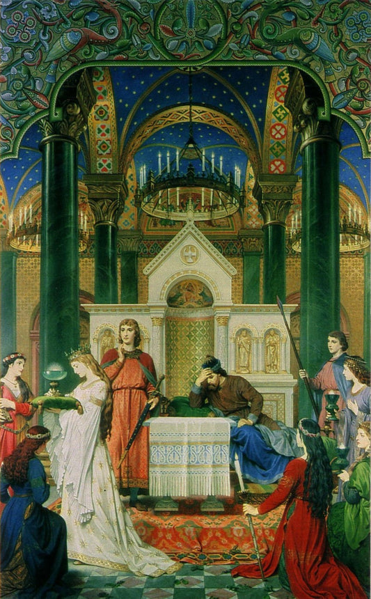 The Percival Legend, vintage artwork by Ferdinand von Piloty, 12x8" (A4) Poster
