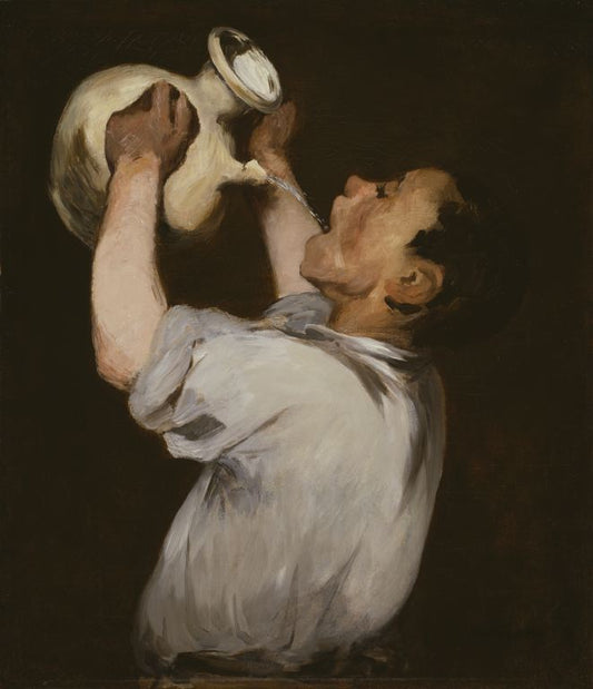 Boy with a Pitcher, vintage artwork by Édouard Manet, 12x8" (A4) Poster