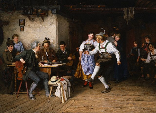 Interior of a Weinstube by Paul Felgentreff,A3(16x12")Poster