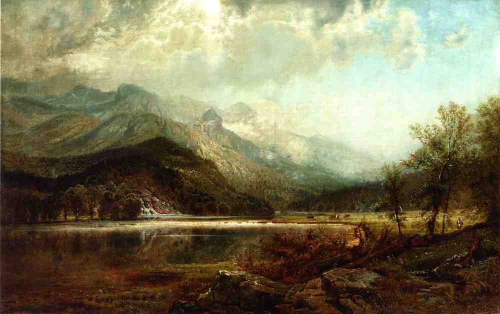 In the Valley, vintage artwork by Edmund Darch Lewis, 12x8" (A4) Poster