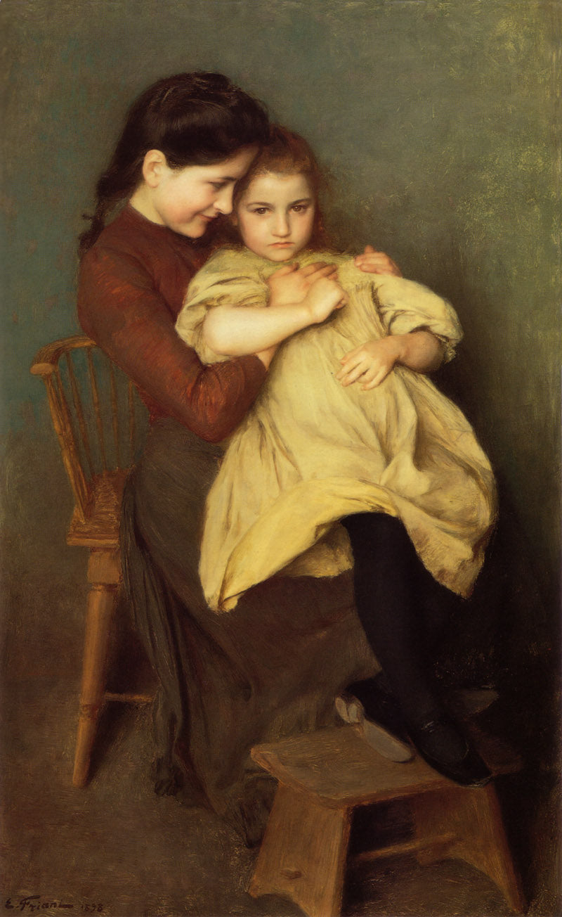 A Child's Dissapointment by emile Friant,A3(16x12")Poster