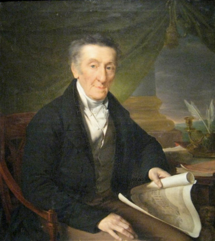 Portrait of Ekim Lazarev, vintage artwork by Vasily Tropinin, 12x8" (A4) Poster