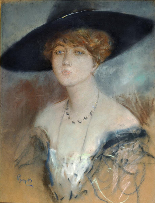 Musetta, vintage artwork by Pietro Scoppetta, 12x8" (A4) Poster