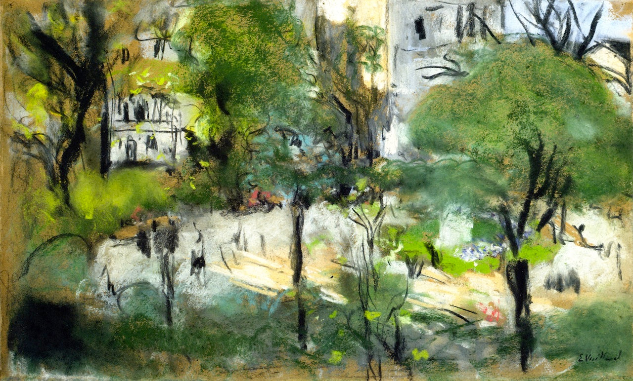 Berlioz Park by edouard Vuillard,A3(16x12")Poster