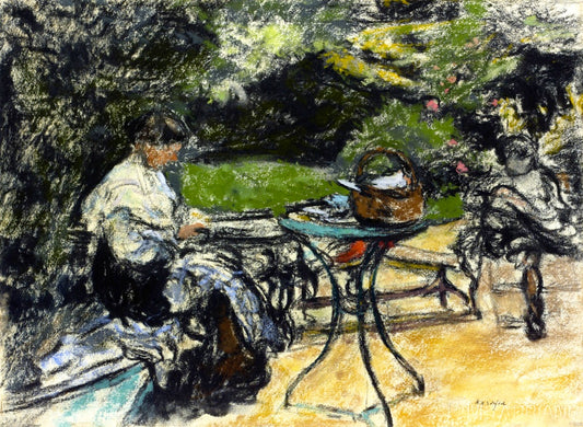 Mother and Child in the Garden by Ker Xavier Roussel,A3(16x12")Poster