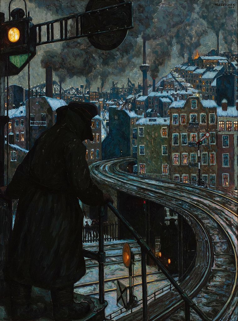 Working-Class City by Hans Baluschek,A3(16x12")Poster