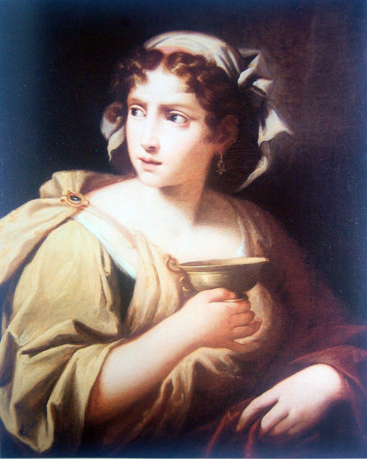 Sofonisba, vintage artwork by Lorenzo Pasinelli, 12x8" (A4) Poster