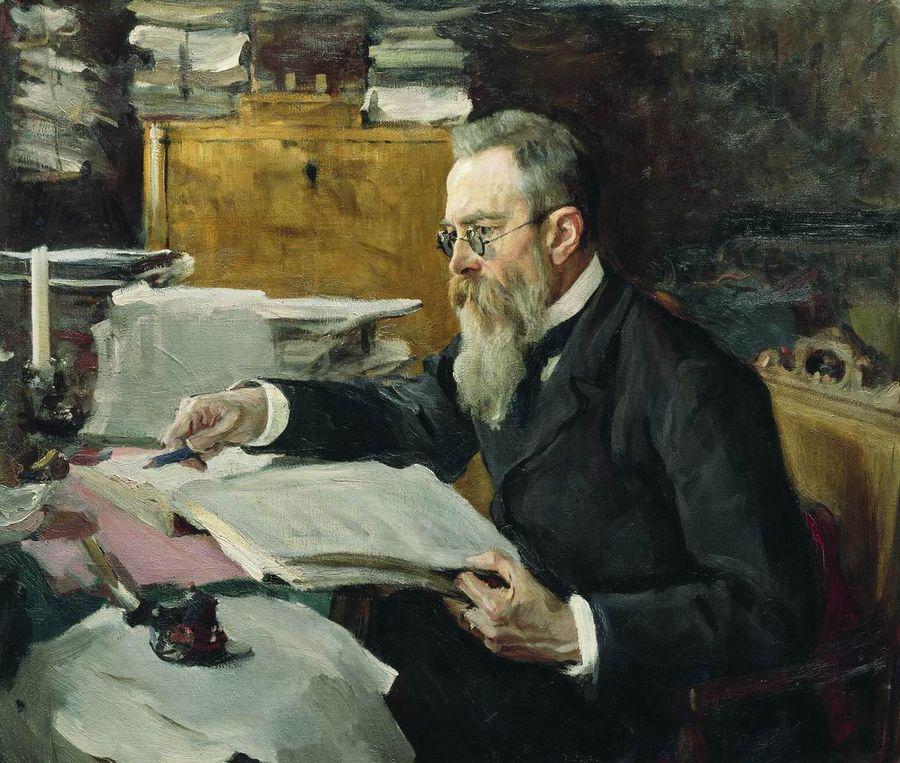 rtrait of Composer Nikolai Rimsky-Korsakov by Valentin Serov,A3(16x12")Poster