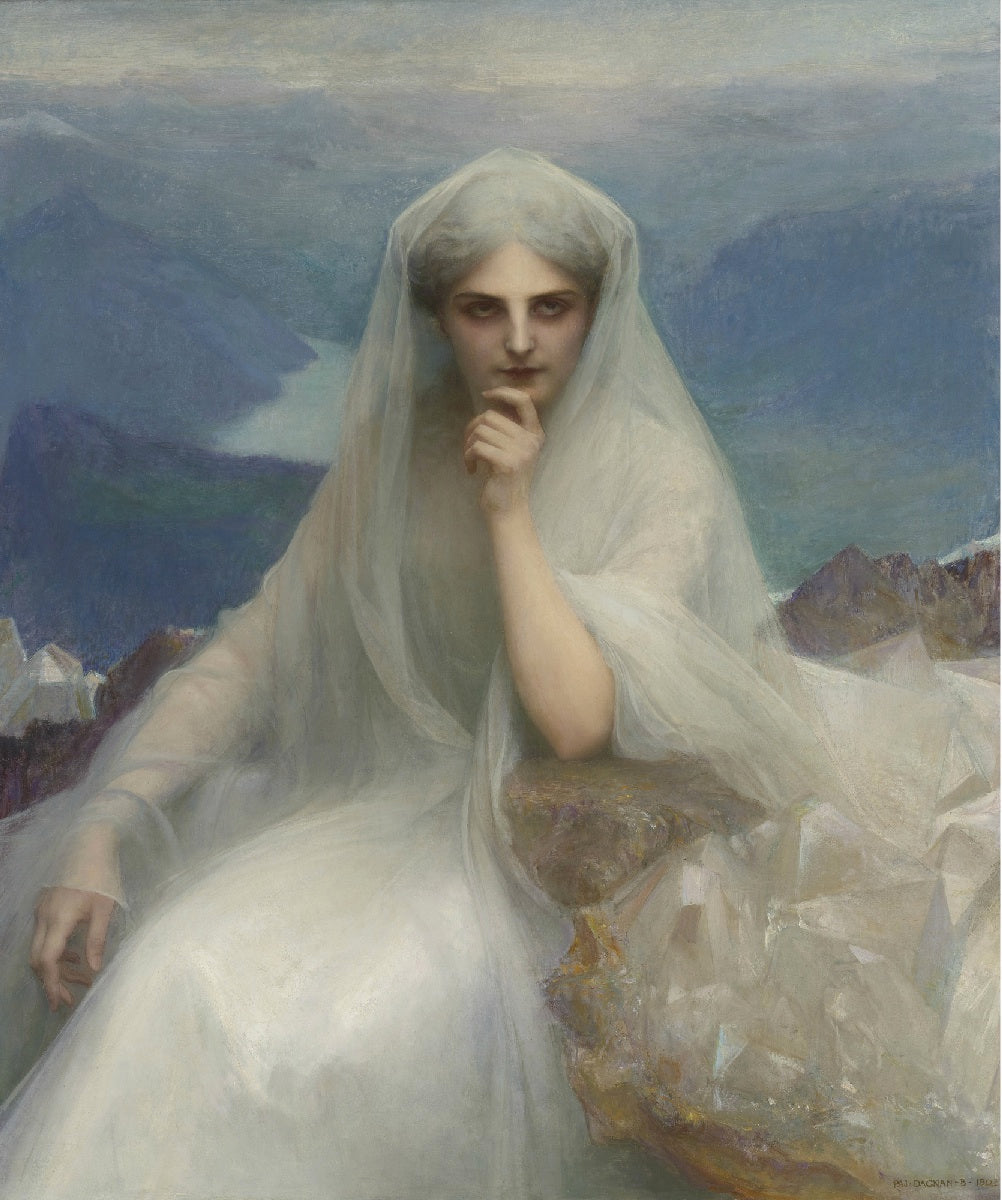 On the Summit, vintage artwork by Pascal Dagnan-Bouveret, 12x8" (A4) Poster