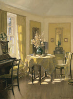 The Study, Ardilea, North Berwick, vintage artwork by Patrick William Adam, 12x8" (A4) Poster