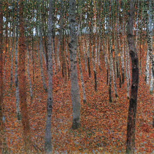 Forest of Beech Trees by Gustav Klimt,A3(16x12")Poster