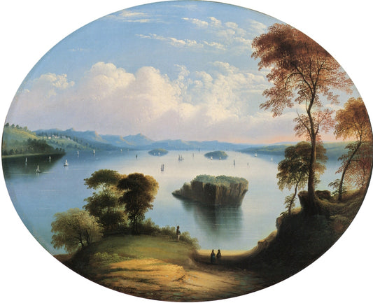 Passamaquoddy Bay, vintage artwork by Edmund C. Coates, A3 (16x12") Poster Print