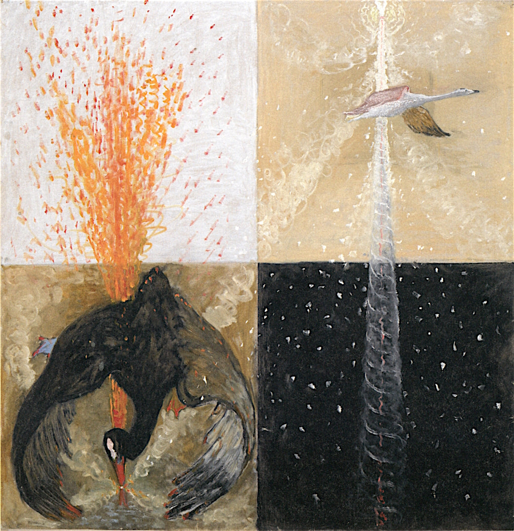 The Swan, No. 05, Group IX/SUW by Hilma af Klint,A3(16x12")Poster