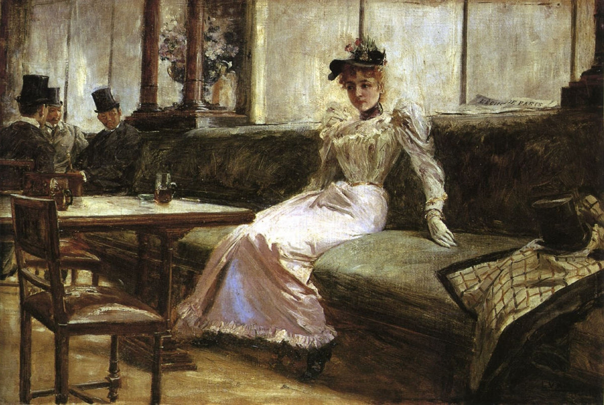 The Parisian Life by Juan Luna y Novicio,A3(16x12")Poster