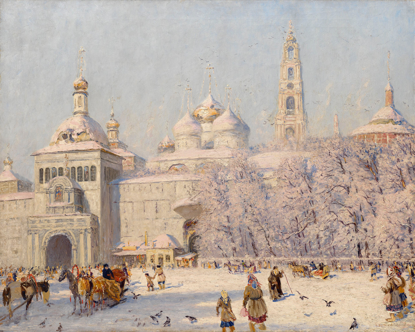 Blagovest by Nikolai Nikanorovich Dubovskoy,A3(16x12")Poster