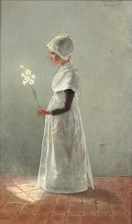 Easter Lilies by Theodor Grust,A3(16x12")Poster