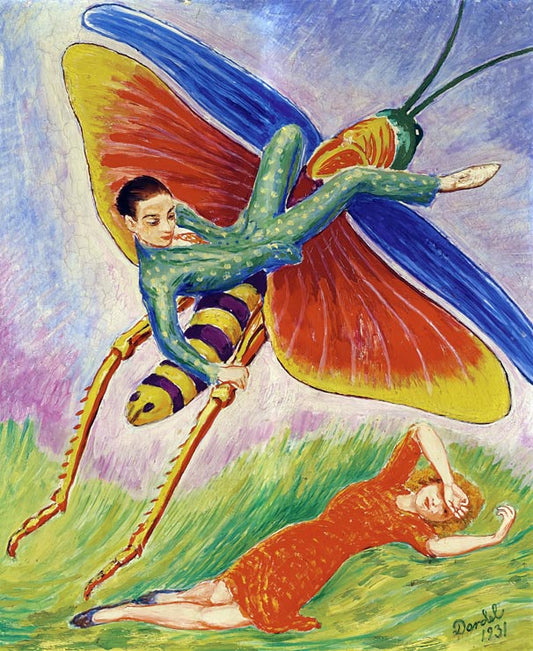 Grasshopper by Nils Dardel,16x12(A3) Poster