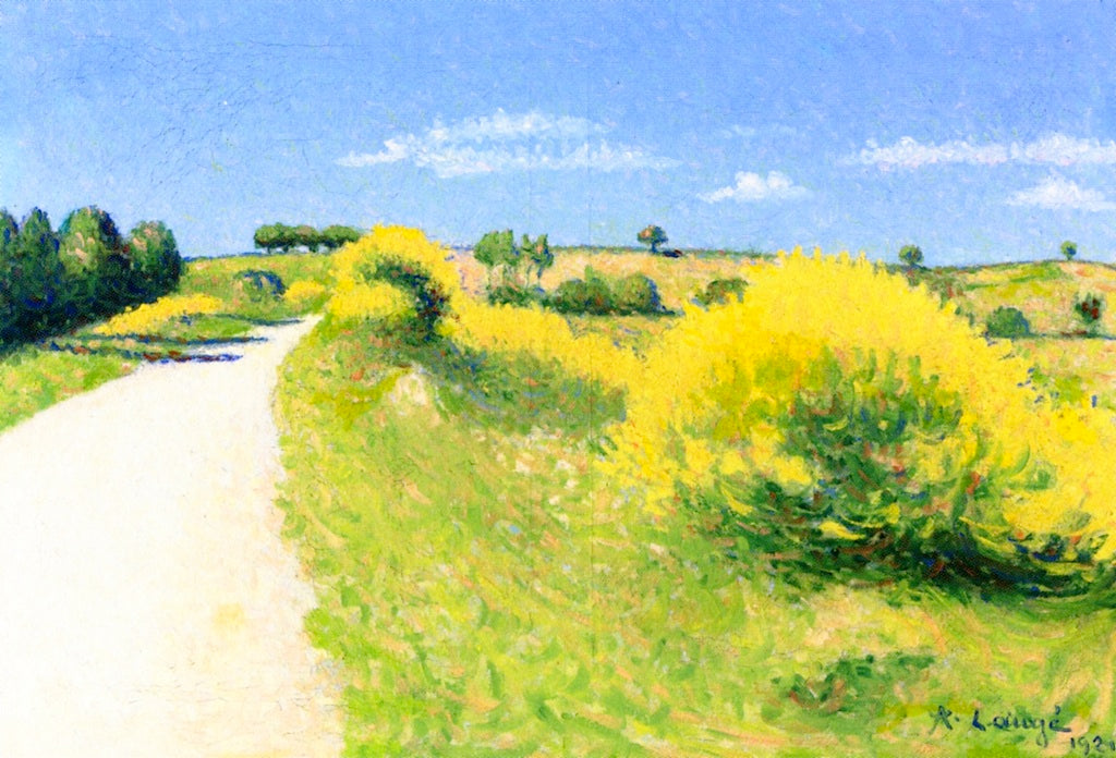 Route aux Genets by Achille Lauge,A3(16x12")Poster